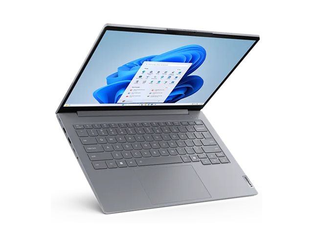 Lenovo ThinkBook 14 G8 IAL 21SJ - AI PC - 180-degree hinge design - Intel Core Ultra 5 - 225U / up to 4.8 GHz - Win 11 Pro - Intel Graphics - 16 GB RAM - 512 GB SSD NVMe - 14\" IPS 1920 x 1200 - Gigabit Ethernet - Wi-Fi 6E, Bluetooth - arctic grey - kbd: Belgium - with 2 Years Lenovo Depot Support, CO2 Offset 0.5 ton (2nd Gen)