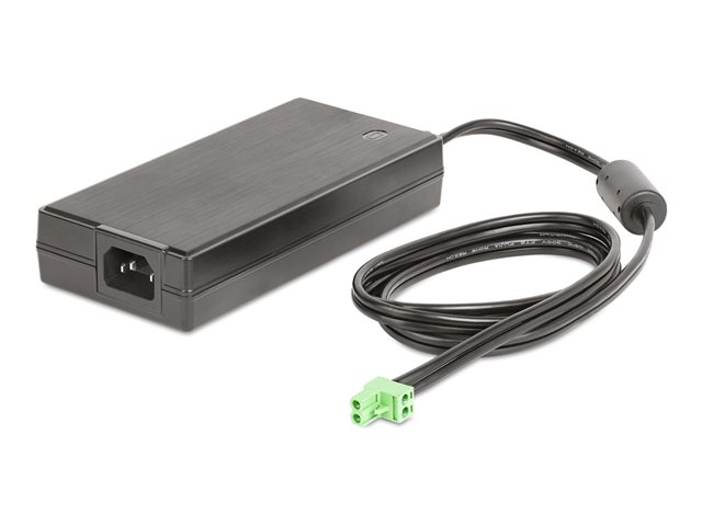 StarTech.com 160W Universal DC Power Adapter (24V/6.6A), 2-Wire Cord and 2/3-Pin Terminal Blocks, 100-240V AC/DC External Power Supply for Industrial USB Hubs, NA/UK/EU/ANZ Cords - 4ft/1.2m DC Power Cord (160W-POWER-ADAPTER) - Power adapter - AC 100-