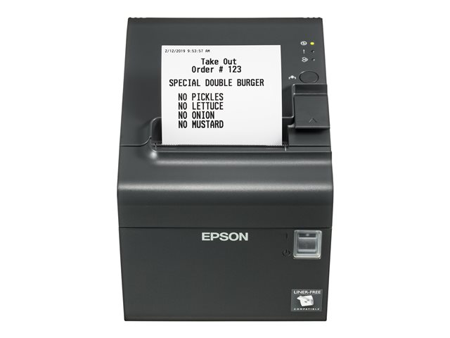 TM-L90LF (682) BLK USB Type B Drawer Partial Cut PS-180