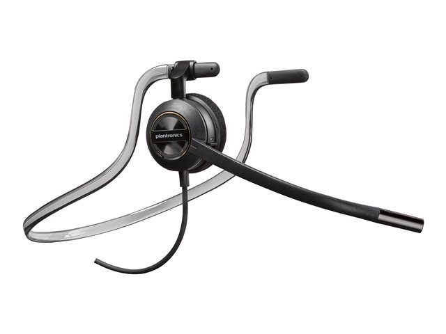 Poly EncorePro 540 Convertible Headset +Quick Disconnect EMEA - INTL English - Euro plug - Replaces Poly SKU 88828-02
