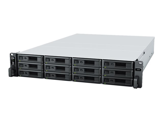 Synology SA6400 - NAS server - 12 bays - rack-mountable - RAID RAID 0, 1, 5, 6, 10, JBOD, RAID F1 - RAM 32 GB - Gigabit Ethernet / 10 Gigabit Ethernet - iSCSI support - 2U
