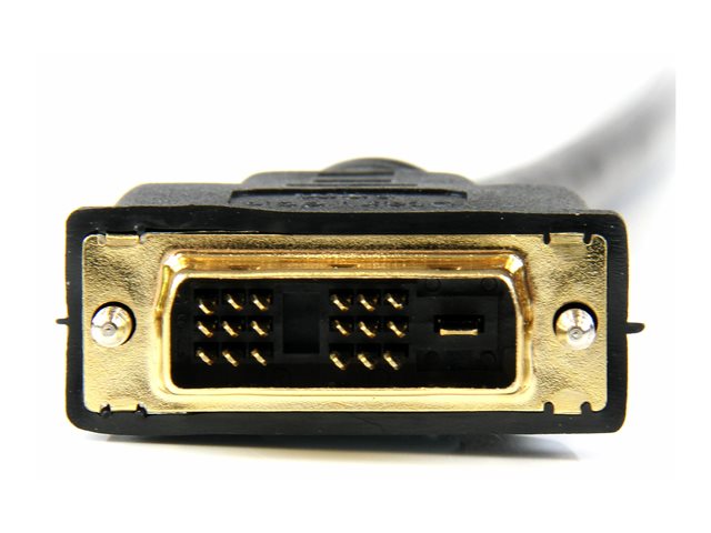 StarTech.com 6ft (1.8m) HDMI to DVI Cable, DVI-D to HDMI Display Cable (1920x1200p), Black, 19 Pin HDMI Male to DVI-D Male Cable Adapter, Digital Monitor Cable, M/M, Single Link - DVI to HDMI Cord (HDMIDVIMM6) - Adapter cable - HDMI male to DVI-D male - 1.83 m - black - for P/N: DK31C3HDPD, DK31C3HDPDUE, MDP2HDEC, ST121HD20FXA, VID2HDCON2, VS424HD4K60