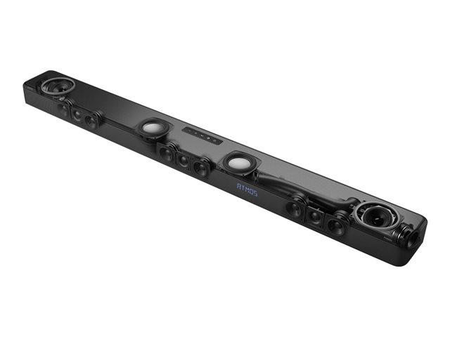 Philips Fidelio TAFB1 - Sound bar - for home theatre - 7.1.2-channel - wireless - Bluetooth, Wi-Fi - App-controlled - USB - 310 Watt - black