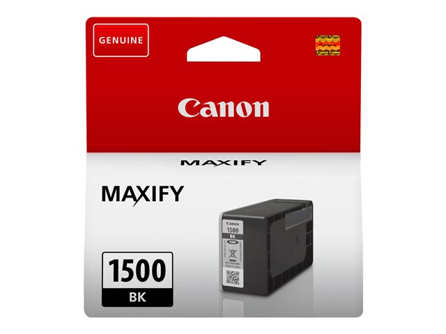 Canon PGI-1500 BK - 12.4 ml - black - original - ink tank - for MAXIFY MB2050, MB2150, MB2155, MB2350, MB2750, MB2755