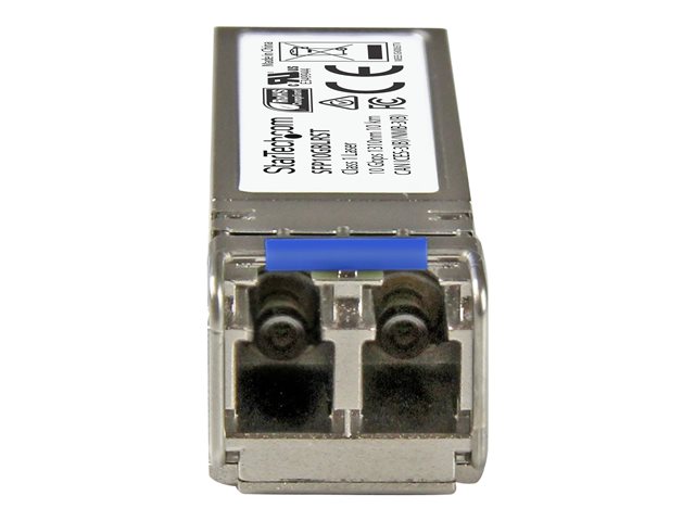 StarTech.com MSA Uncoded Compatible SFP+ Module, 10GBASE-LR, 10GbE Single Mode (SMF) Fiber Optic Transceiver, 10GE Gigabit Ethernet SFP+, LC Connector, 10km, 1310nm, DDM, Mini GBIC Module (SFP10GBLRST) - SFP+ transceiver module - 10GbE - 10GBase-LR - LC single-mode - up to 10 km - 1310 nm