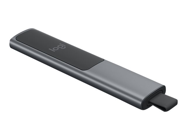 Logitech Spotlight - Presentation remote control - 3 buttons - slate