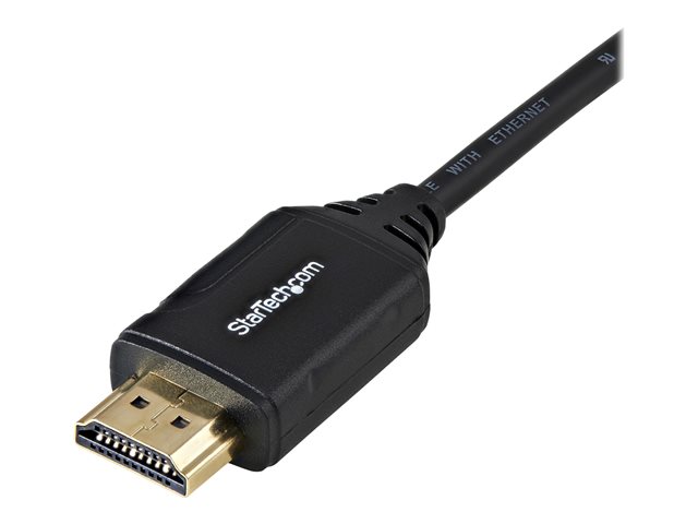 StarTech.com StarTech.com Premium Certified High Speed HDMI 2.0 Cable with Ethernet - 1.5ft 0.5m - HDR 4K 60Hz - 20 inch Short HDMI Male to Male Cord (HDMM50CMP) - HDMI cable with Ethernet - HDMI male to HDMI male - 50 cm - black - for P/N: KITBXDOCKPEU, KITBXDOCKPNA, KITBXDOCKPUK, KITBZDOCK, USBC-HDMI-CDP2HD4K60