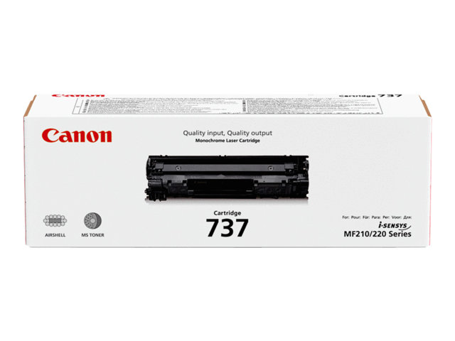 Canon 737 - Black - original - toner cartridge - for i-SENSYS LBP151, MF211, MF216, MF217, MF229, MF231, MF232, MF237, MF244, MF247, MF249
