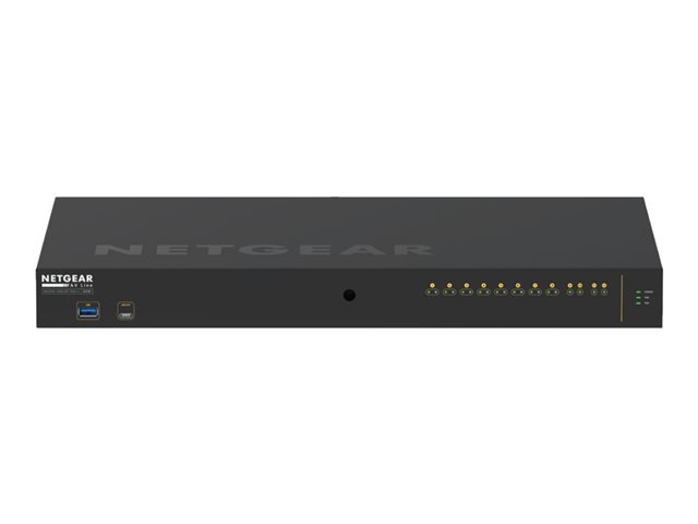 NETGEAR AV Line M4250-10G2XF-PoE++ - Switch - L3 - Managed - 10 x 10/100/1000 (8 PoE++) + 2 x 10 Gigabit SFP+ - side to side airflow - rack-mountable - PoE++ (720 W)