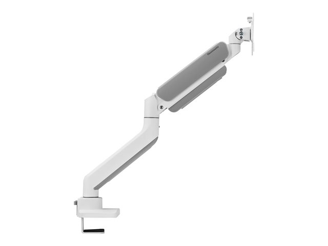 Neomounts DS70PLUS-450WH1 - Mounting kit (desk mounting arm) - full-motion - for curved LCD display - steel - white - screen size: 17\"-49\"