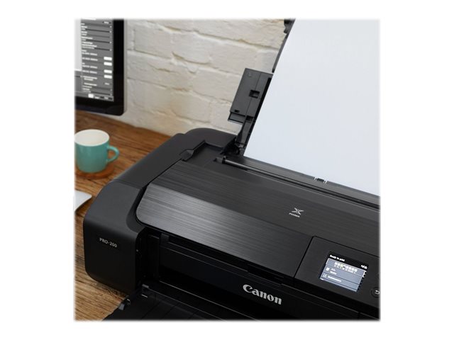 ImagePROGRAF PRO-200 A3+ 4.800 (horizontal) x 2.400 (vertical) dpi 8 colours u003d Y/M/C/PC/PM/Gy/LGy/BK 1 Min. 30 Sec USB WLAN