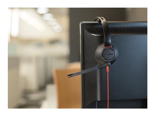 Poly Blackwire 5220 Stereo USB-C Headset +3.5mm Plug +USB-C/A Adapter (Bulk) - Replaces Poly SKU 207586-03