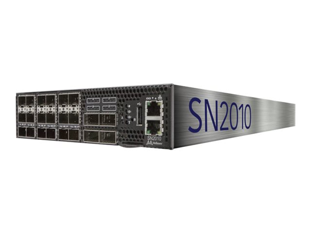 NVIDIA Spectrum SN2010 - Switch - L3 - Managed - 18 x 25 Gigabit SFP28 + 4 x 100 Gigabit QSFP28 - rack-mountable