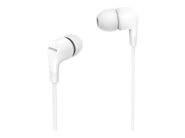 Philips TAE1105WT - Earphones with mic - in-ear - wired - 3.5 mm jack - white