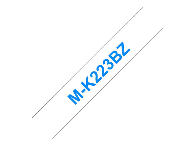 P-Touch MK-223 blue on white 9mm