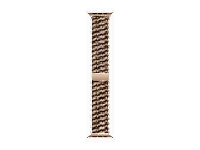 Apple Watch Series 11 GPS + Cellular 46mm Gold Titanium Case with Gold Milanese Loop - M/L