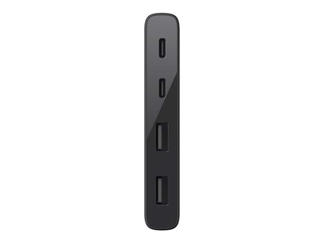 Belkin USB-C 4-Port Mini Hub - Hub - 4 x SuperSpeed USB 3.0 - desktop