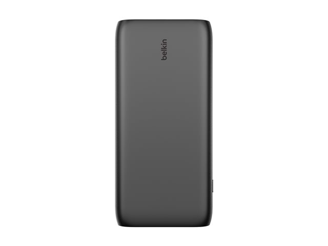 Belkin BoostCharge - Power bank - 26000 mAh - 32 Watt - PD, Fast Charge - 4 output connectors (24 pin USB-C, USB) - on cable: USB-C