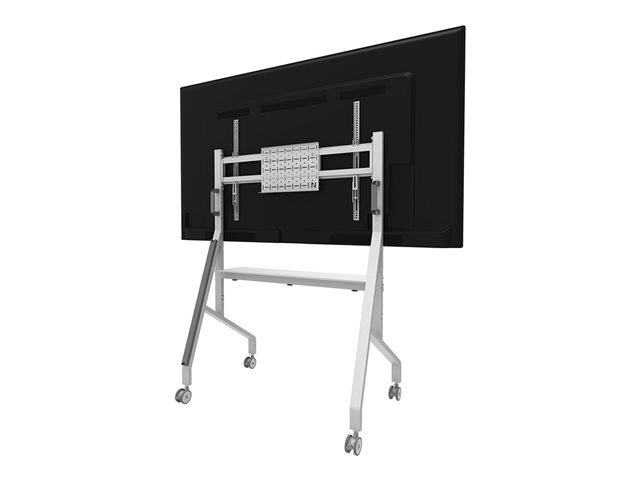 Neomounts Move Go FL50-525WH1 - Cart - for flat panel - lockable - steel - white - screen size: 55\"-86\"