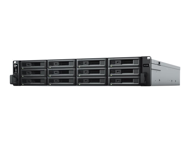 Synology RX1223RP Expansion Unit - Storage enclosure - 12 bays (SATA) - rack-mountable - 2U - for Synology HAT5300, RKS-02, SAT5210