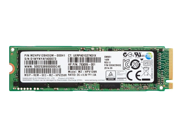 HP Z Turbo Drive - SSD - 512 GB - internal - M.2 - PCIe 3.0 x4 (NVMe) - for Workstation Z4 G4, Z6 G4