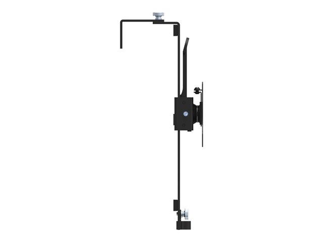 VISION Cubicle Divider Monitor Mount  LIFETIME WARRANTY  supports display from 10-34"  VESA sizes 75 x 75 or 100 x 100  rotates portrait to landscape  quick-release  thumbscrews  variable height 360-540 mm / 14-21"  SWL: 8 kg / 18 lb  black