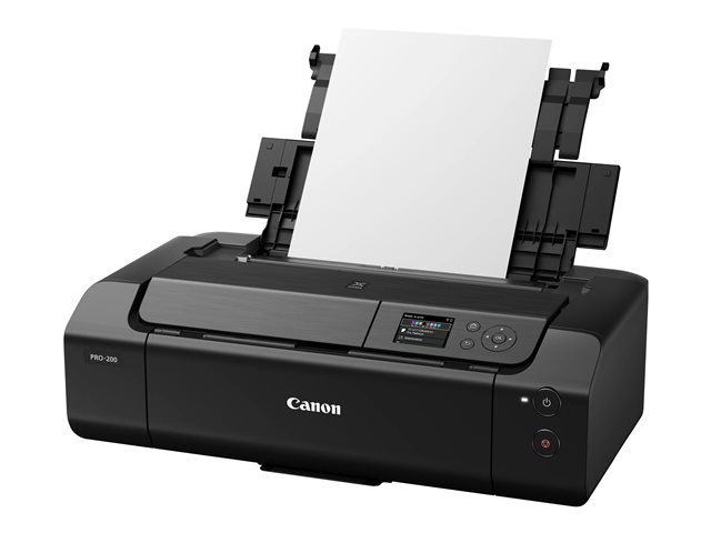 ImagePROGRAF PRO-200 A3+ 4.800 (horizontal) x 2.400 (vertical) dpi 8 colours u003d Y/M/C/PC/PM/Gy/LGy/BK 1 Min. 30 Sec USB WLAN