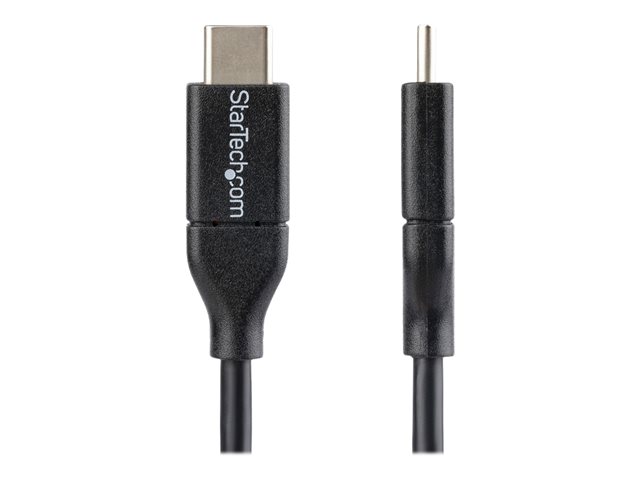 StarTech.com 0.5m USB C Cable - USB 2.0 - M/M - USB-C Charger Cable - USB 2.0 Type C Cable - Short USB C Cable (USB2CC50CM) - USB cable - 24 pin USB-C (M) to 24 pin USB-C (M) - USB 2.0 - 50 cm - black - for P/N: DKT30CHD