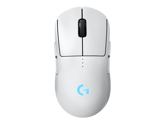 Logitech G PRO 2 - Mouse - gaming - right and left-handed - optical - 8 buttons - wireless, wired - 2.4 GHz, USB - USB Logitech LIGHTSPEED receiver - white