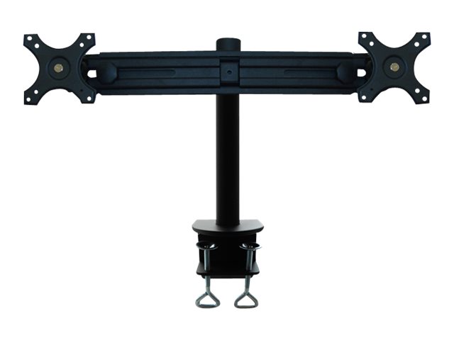Neomounts by Newstar FPMA-D700D - Mounting kit - for 2 LCD displays (full-motion) - black - screen size: 19\"-30\" - clamp mountable, desk-mountable