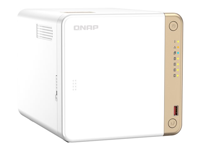 QNAP TS-462 - NAS server - 4 bays - SATA 6Gb/s - RAID RAID 0, 1, 5, 6, 10, 50, JBOD, 60 - RAM 2 GB - 2.5 Gigabit Ethernet - iSCSI support
