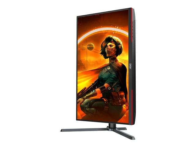 AOC Gaming Q27G3XMN/BK - LED monitor - gaming - 27\" - 2560 x 1440 QHD @ 180 Hz - VA - 700 cd/m² - 4000:1 - DisplayHDR 1000 - 1 ms - HDMI, DisplayPort - black