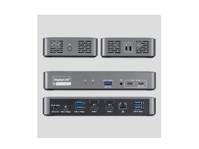 Dual-Monitor USB-C Smart Dock 96W PD