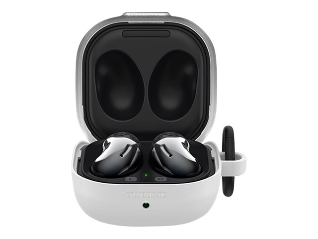 OtterBox - Charging case - white, clear, crystal white - for Samsung Galaxy Buds, Buds Live, Buds Pro, Buds2