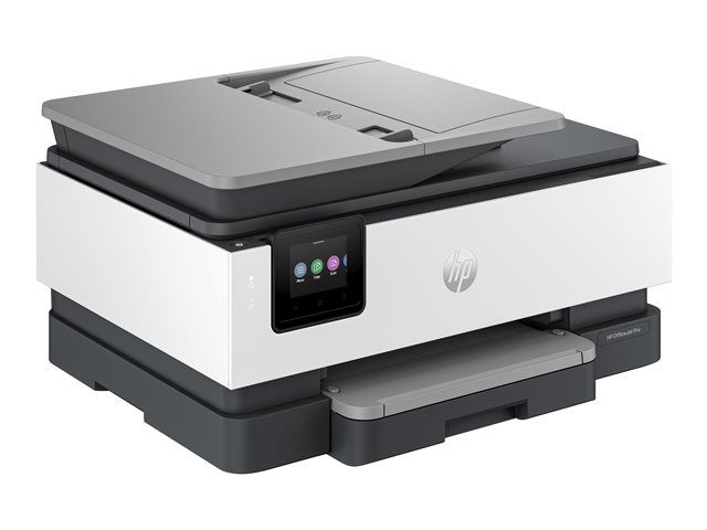 HP Officejet Pro 8122e All-in-One - Multifunction printer - colour - ink-jet - Legal (216 x 356 mm) (original) - A4/Legal (media) - up to 12 ppm (copying) - up to 20 ppm (printing) - 225 sheets - USB 2.0, Wi-Fi(ac), Bluetooth, LAN - light cement