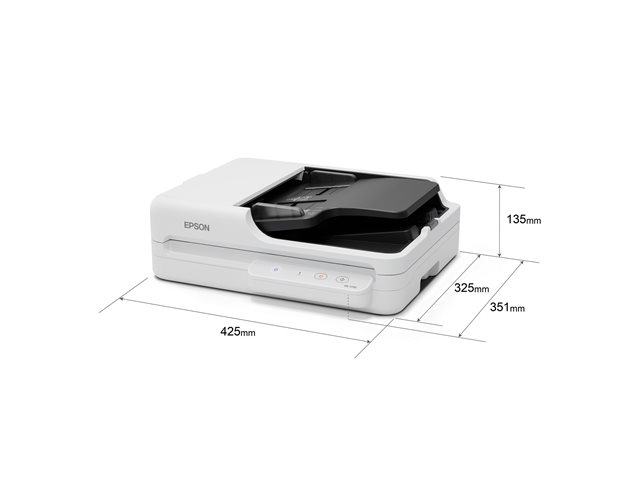 Epson WorkForce DS-1730 - Document scanner - Duplex - 215.9 x 3048 mm - 1200 dpi x 1200 dpi - up to 30 ppm (mono) / up to 30 ppm (colour) - ADF (60 sheets) - up to 3000 scans per day - USB 2.0