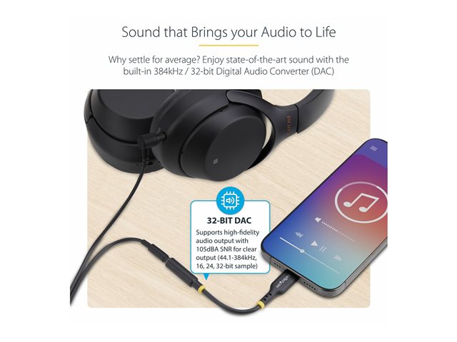 USB-C Audio Adapter to 3.5mm TRRS Jack