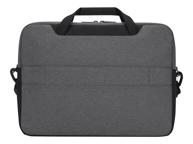 Targus Cypress Briefcase with EcoSmart - Notebook carrying case - 15.6\" - grey