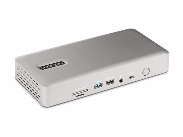 StarTech.com Thunderbolt 4 Multi-Display Docking Station, Quad/Triple/Dual Monitor Dock, 2x HDMI/2x DisplayPort, 7x USB Hub, 2.5 Gigabit Ethernet, 98W Power Delivery, for Windows/MacBook - TB4 Host Cable (132UE-TB4USB4DOCK) - Docking station - Thunderbolt 4 - 2 x DP, 2 x HDMI - 1GbE - 180 Watt