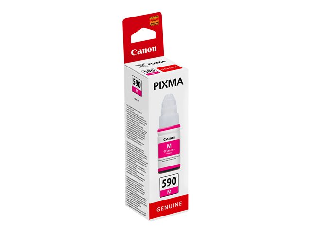 Canon GI 590 M - 70 ml - magenta - original - ink refill - for PIXMA G1500, G1501, G1510, G2500, G2501, G2510, G3500, G3501, G3510, G4410, G4500, G4511