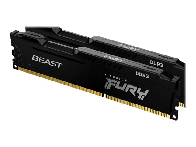 Kingston FURY Beast - DDR4 - module - 4 GB - DIMM 288-pin - 2666 MHz / PC4-21300 - CL16 - 1.2 V - unbuffered - non-ECC - black