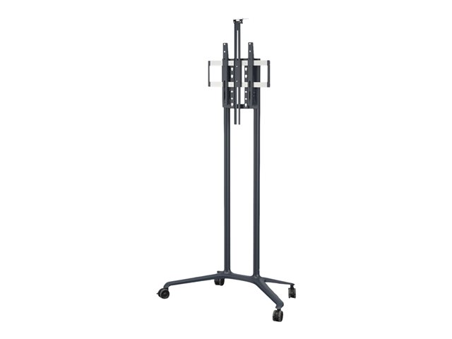 NEC PD04 - Cart - for interactive flat panel - tipster - dark grey, RAL 7016 - screen size: 32\"-75\" - mounting interface: 100 - 200 mm - 400 - 400 mm
