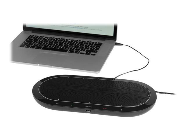 SPEAK 810 MS Bluetooth and USB speakerphone to call and multitask on your terms# at the office. at home. or on the go.Certified by Microsoft