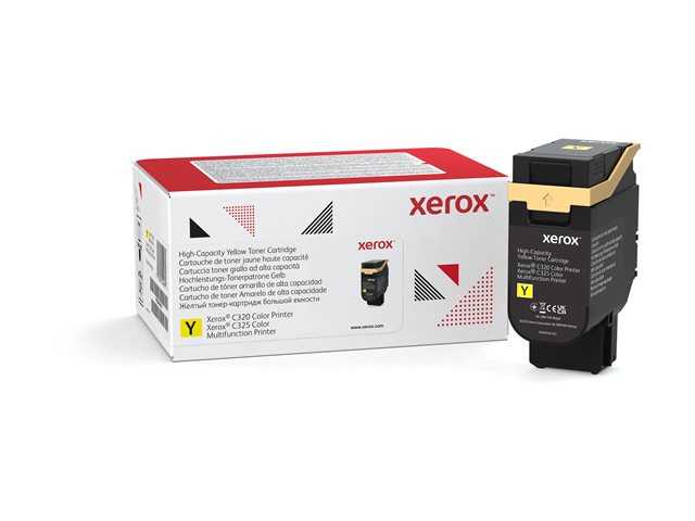 Xerox - High capacity - yellow - original - box - toner cartridge - for Xerox C325