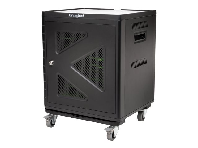 Kensington Secure Cabinet Trolley - Mounting component (cart base) - black