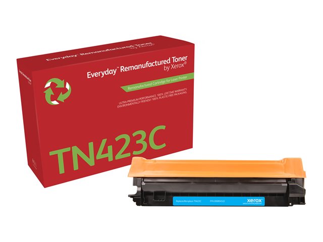 Everyday - High capacity - cyan - compatible - box - remanufactured - toner cartridge (alternative for: Brother TN423C) - Green World Alliance return programme - for Brother DCP-L8410, HL-L8260, HL-L8360, MFC-L8690, MFC-L8900