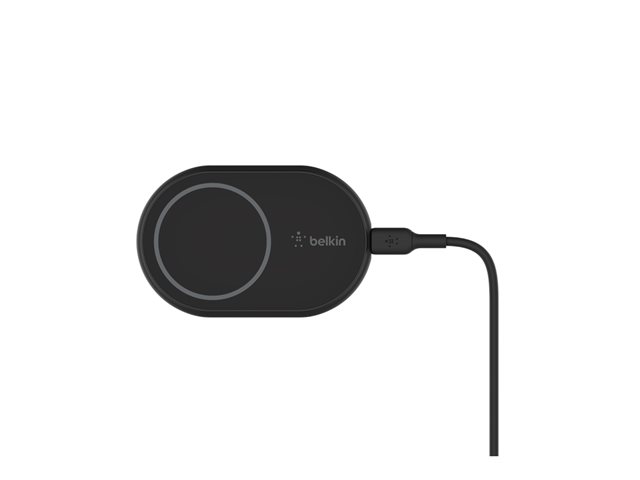 Belkin BoostCharge - Car wireless charging holder + car power adapter - 10 Watt - black - for Apple iPhone 12, 12 mini, 12 Pro, 12 Pro Max, 13, 13 mini, 13 Pro, 13 Pro Max