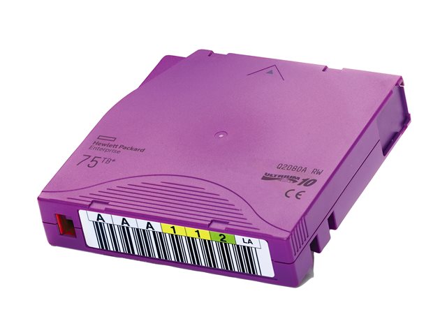 HPE Storage LTO-10 Ultrium RW Custom Labeled Data Cartridge without Case - 20 x LTO Ultrium 10 - 30 TB / 75 TB - custom labeled - purple - library pack