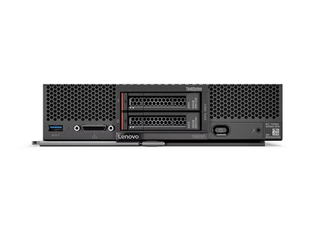 Lenovo ThinkSystem SN550 7X16 - Server - blade 2-way - 1 x Xeon Silver 4116 - RAM 32 GB - SATA/PCI Express - hot-swap 2.5\" bay(s) - no HDD - Matrox G200 - 10 Gigabit Ethernet - no OS - monitor: none