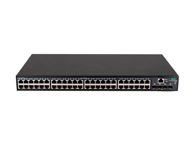 HPE FlexNetwork 5140 48G 4SFP+ EI - Switch - L3 - smart - 48 x 10/100/1000 + 4 x 10 Gigabit Ethernet / 1 Gigabit Ethernet SFP+ - rack-mountable